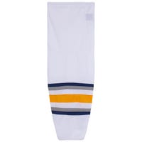 "Monkeysports Buffalo Sabres Mesh Hockey Socks in White Size Intermediate"