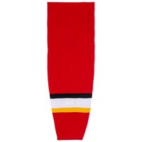 "Monkeysports Calgary Flames Mesh Hockey Socks in Red Size Senior"
