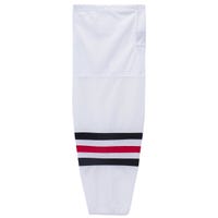 "Monkeysports Chicago Blackhawks Mesh Hockey Socks in White Size Intermediate"
