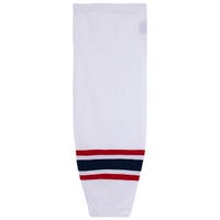 "Monkeysports Columbus Blue Jackets Mesh Hockey Socks in White Size Junior"