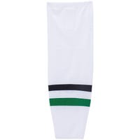 "Monkeysports Dallas Stars Mesh Hockey Socks in White Size Junior"