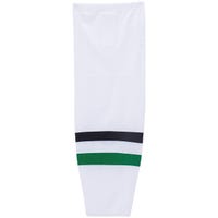 Monkeysports Dallas Stars Mesh Hockey Socks in White Size Intermediate