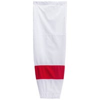 "Monkeysports Detroit Red Wings Mesh Hockey Socks in White Size Senior"