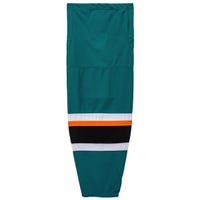 "Monkeysports San Jose Sharks Mesh Hockey Socks in Teal Size Intermediate"