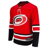 Fanatics Carolina Hurricanes Premier Breakaway Blank Adult Hockey Jersey in Red Size Large