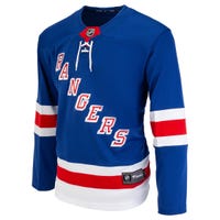 Fanatics New York Rangers Premier Breakaway Blank Adult Hockey Jersey in Red/White/Blue Size Large