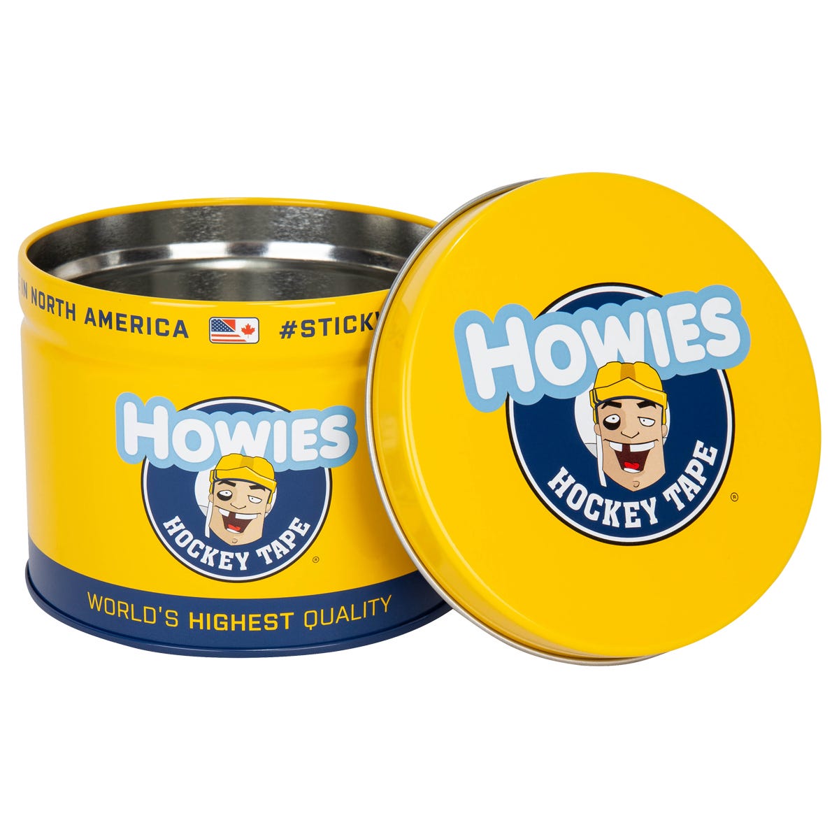 Howies Tape Tin in Yellow