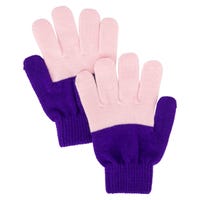 A&R Knit Gloves in Pink/Purple Size Adult