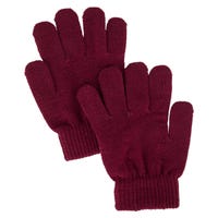 A&R Knit Gloves in Berry Size Adult