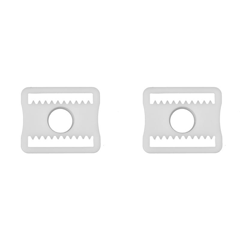 A&R Goalie Helmet Clip 1" - 2 Pack in White Size Pair