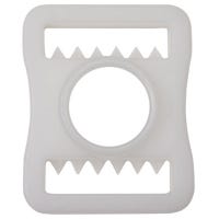 "A&R Hockey Helmet Buckle - Pair in White"