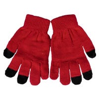 A&R Smartphone Gloves in Red Size OSFM