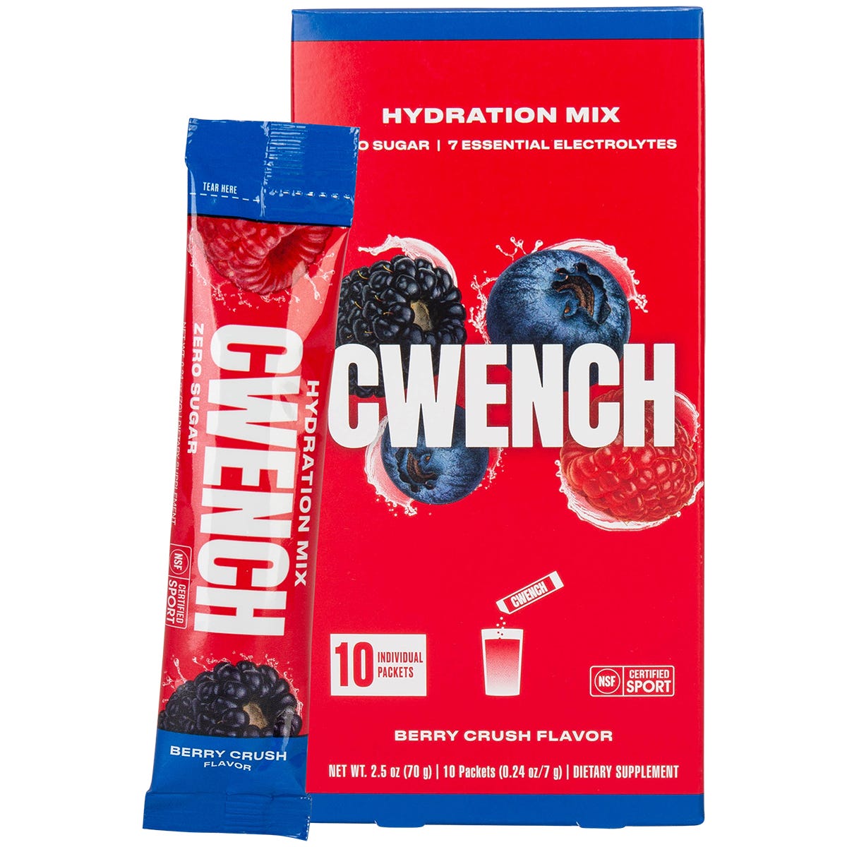 Cwench Hydration Mix Box - Berry Crush (10ct)