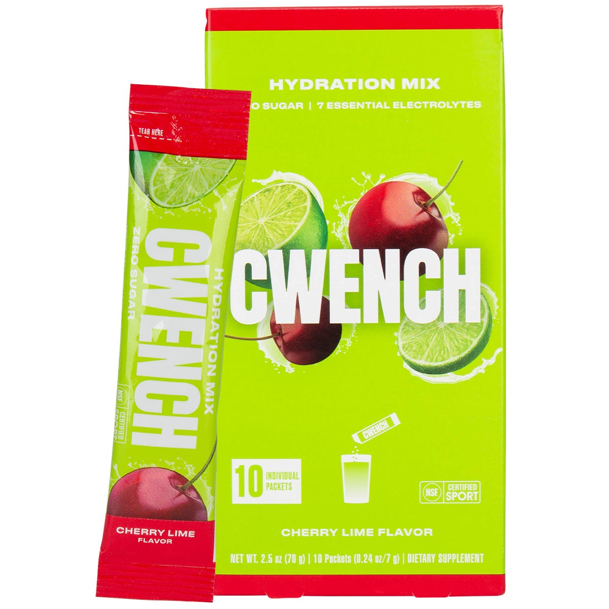 Cwench Hydration Mix Box - Cherry Lime (10ct)