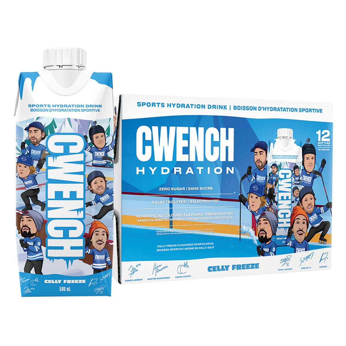 Cwench Hydration Drink - Celly Freeze (12pk Case)
