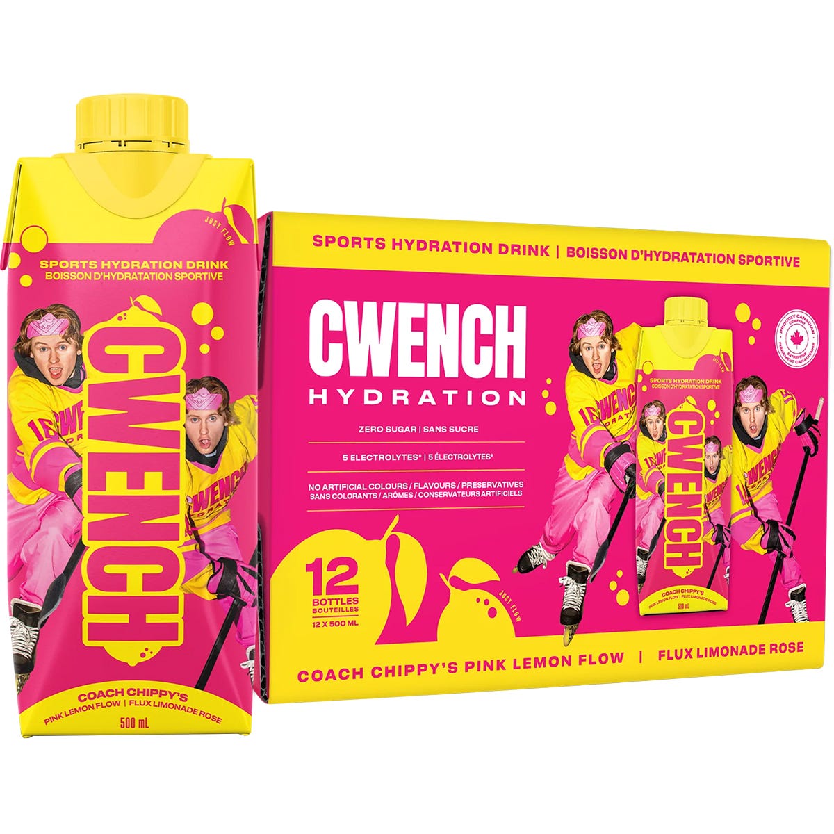 Cwench Hydration Drink - Pink Lemon Flow (12pk Case)
