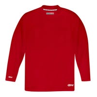 Gamewear 5500 Prolite Junior Practice Hockey Jersey in Red Size Goal Cut (Junior)