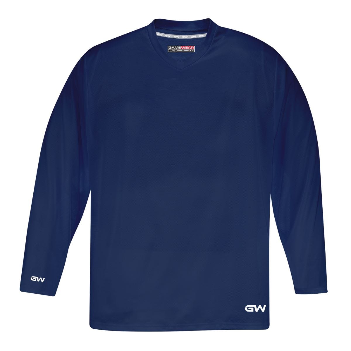 "Gamewear 5500 Prolite Adult Practice Hockey Jersey in Royal Size Goal Cut (Senior)"