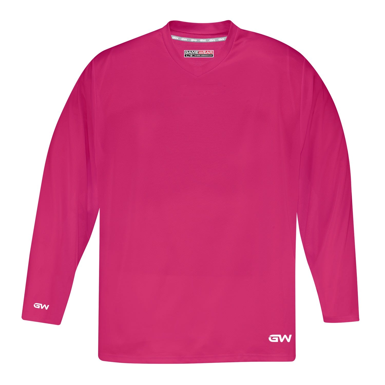"Gamewear 5500 Prolite Adult Practice Hockey Jersey in Pink Size Medium"