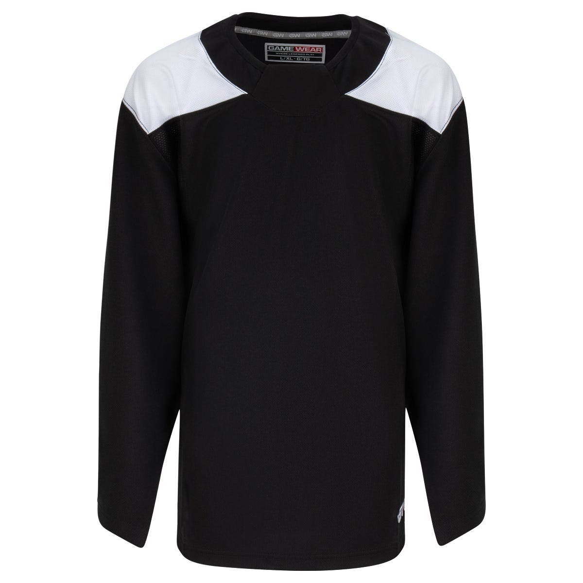 Gamewear 6500 Profit Junior Practice Hockey Jersey in Black Size X-Small