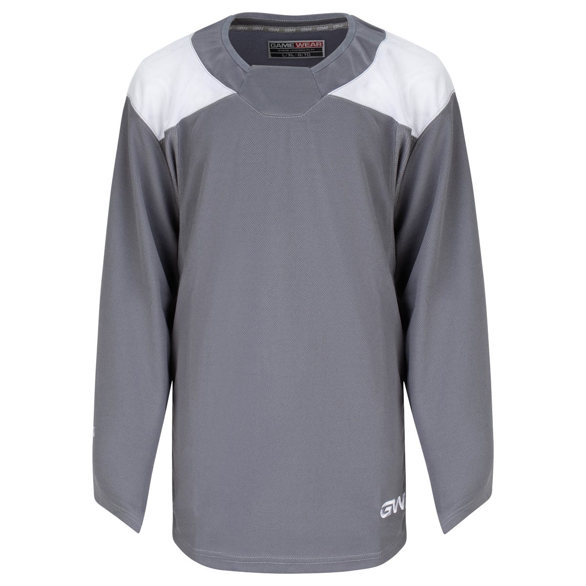 Gamewear 6500 Profit Junior Practice Hockey Jersey in Grey Size X-Small
