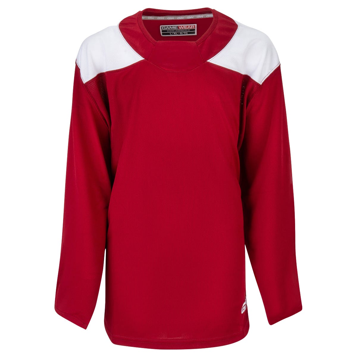 Gamewear 6500 Profit Junior Practice Hockey Jersey in Crimson Size X-Small