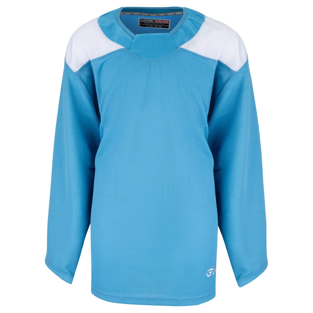 Gamewear 6500 Profit Junior Practice Hockey Jersey in Sky Blue Size Goal Cut (Junior)
