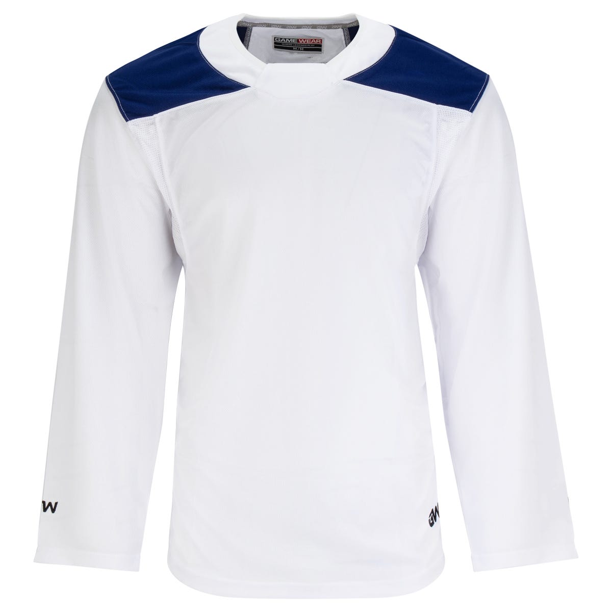 Gamewear 6500 Profit Adult Practice Hockey Jersey in Royal White Size X-Large