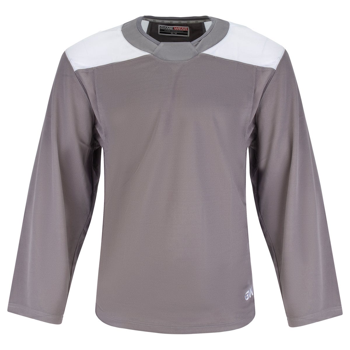 Gamewear 6500 Profit Adult Practice Hockey Jersey in Grey Size Small