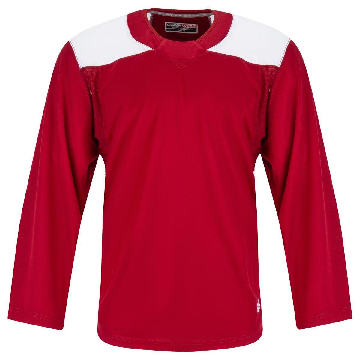 Gamewear 6500 Profit Adult Practice Hockey Jersey in Crimson Size Goal Cut (Senior)