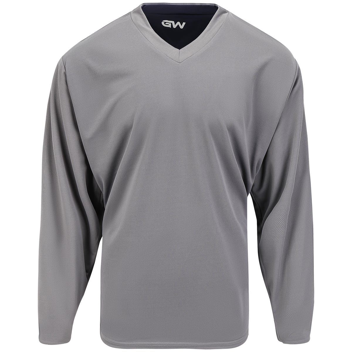 Gamewear 7500 Prolite Adult Reversible Hockey Jersey in Grey/Navy Size Medium