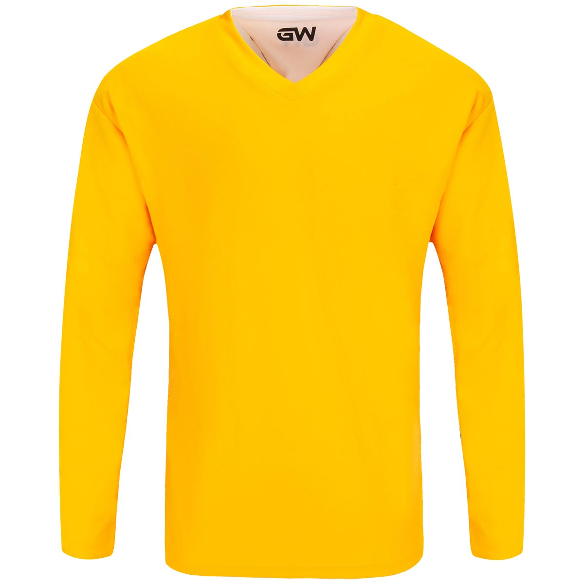 Gamewear 7500 Prolite Adult Reversible Hockey Jersey in Yellow/White Size Large