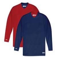 Gamewear 7500 Prolite Junior Reversible Hockey Jersey in Royal/Red Size Goal Cut (Junior)