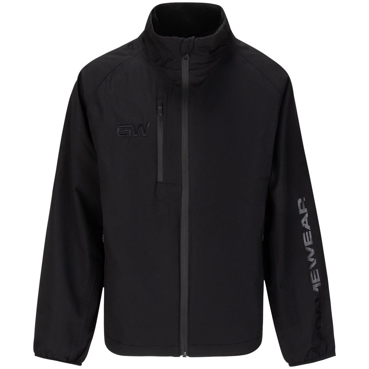 "Gamewear Skate Suit Youth Jacket | 100% Polyester in Black Size Large"