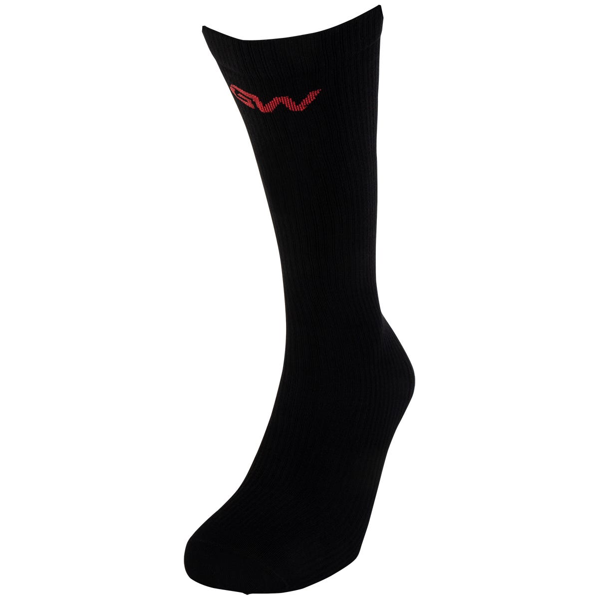 Gamewear Senior Performance Liner Knee-Length Socks in Black Size Adult