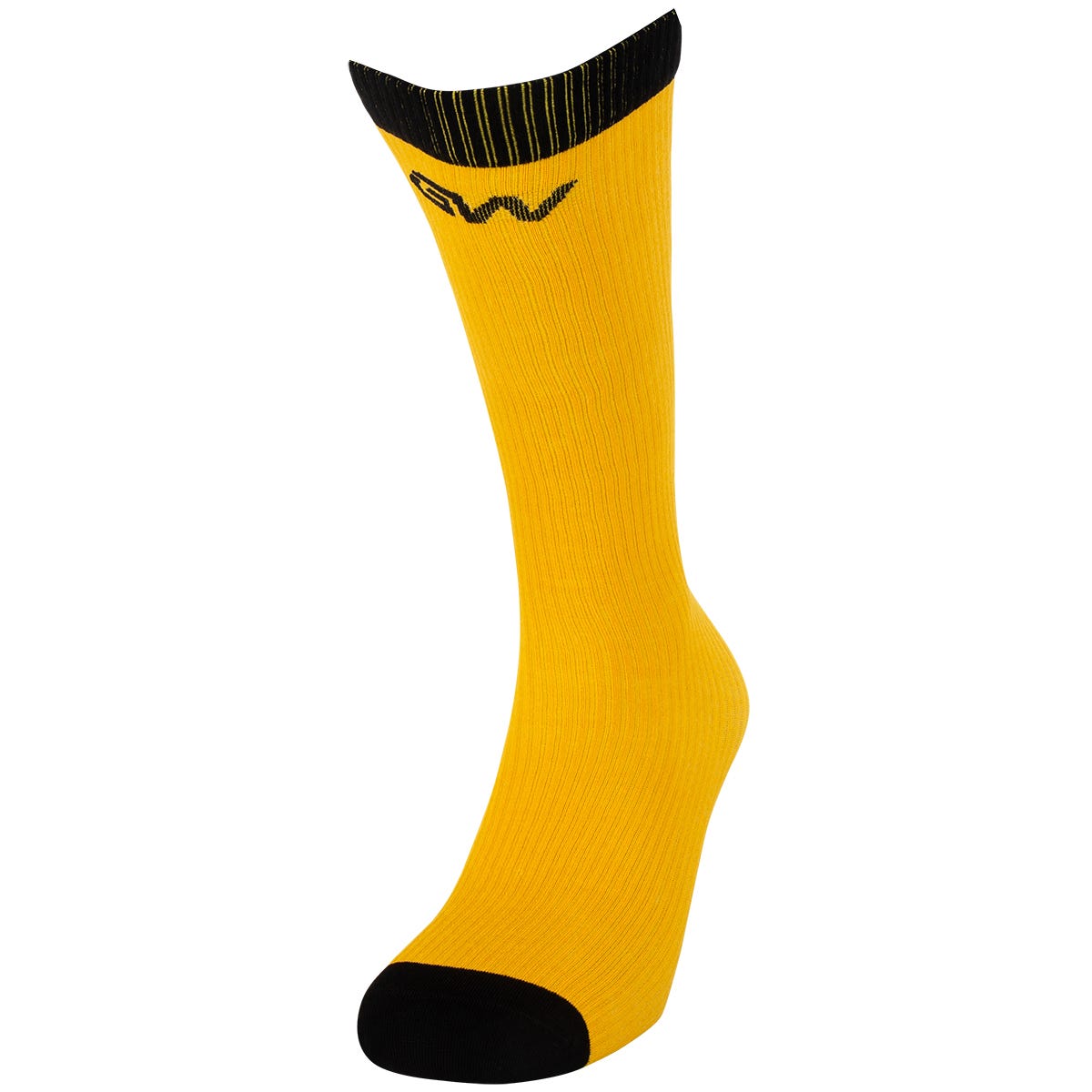 Gamewear Performance Liner Knee-Length Socks in Yellow Size Junior