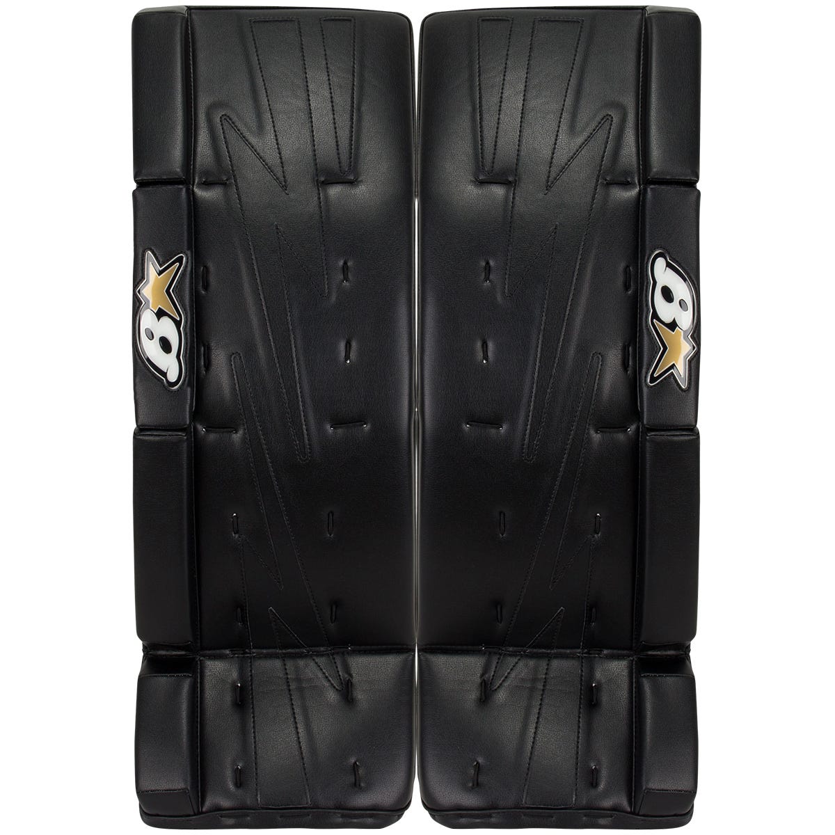 Brians NetZero 2 Intermediate Goalie Leg Pads in Black Size 32+1in