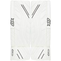 Brians Brian's G-Netik Pro V Senior Goalie Leg Pads in White Size 33+1in