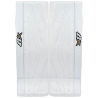 Brians Brian's NetZero 3 Intermediate Goalie Leg Pads in White/White Size 31+1in