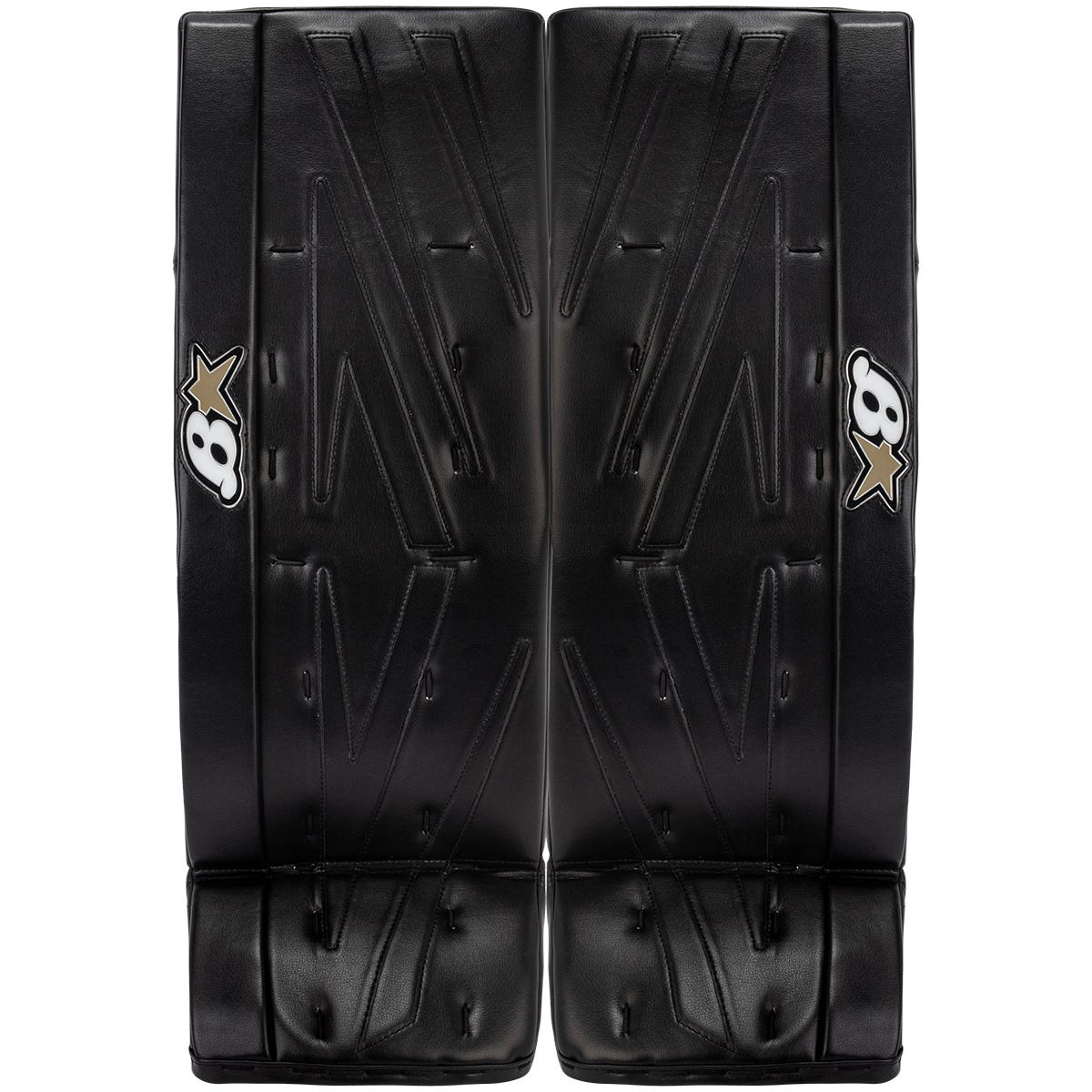 Brians Brians NetZero 3 Intermediate Goalie Leg Pads in Black Size 32+1in