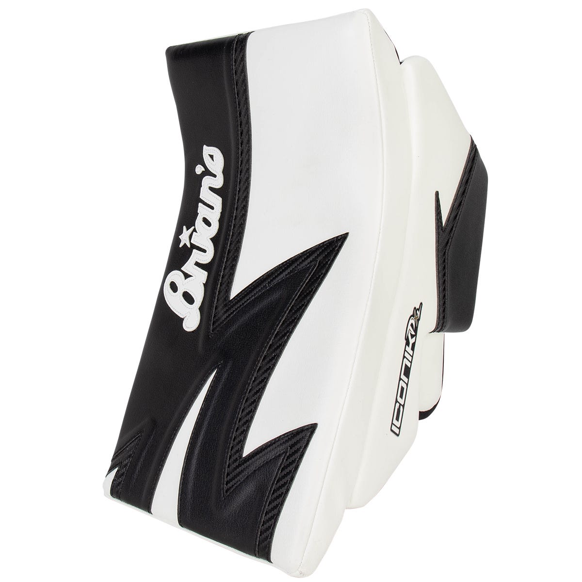 Brians Brians Iconik DX2 Senior Goalie Blocker in White/Black