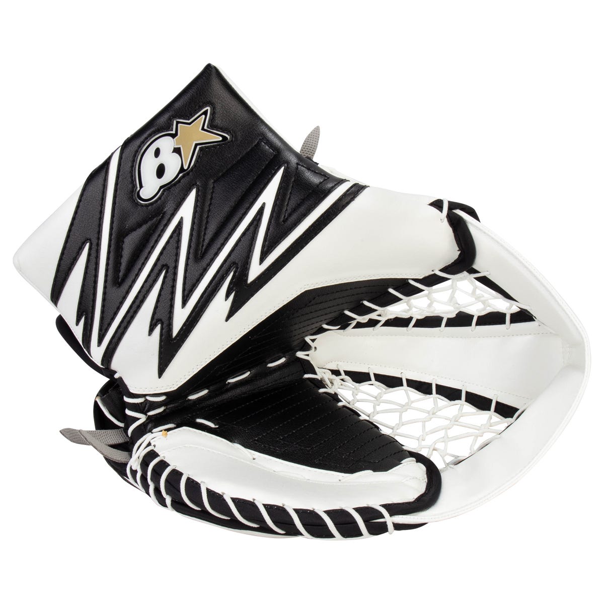 Brians Brians Optik X4 Senior Goalie Glove in White/Black