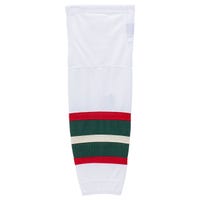 Stadium Minnesota Wild Mesh Hockey Socks in White/Green (Min 2) Size Intermediate