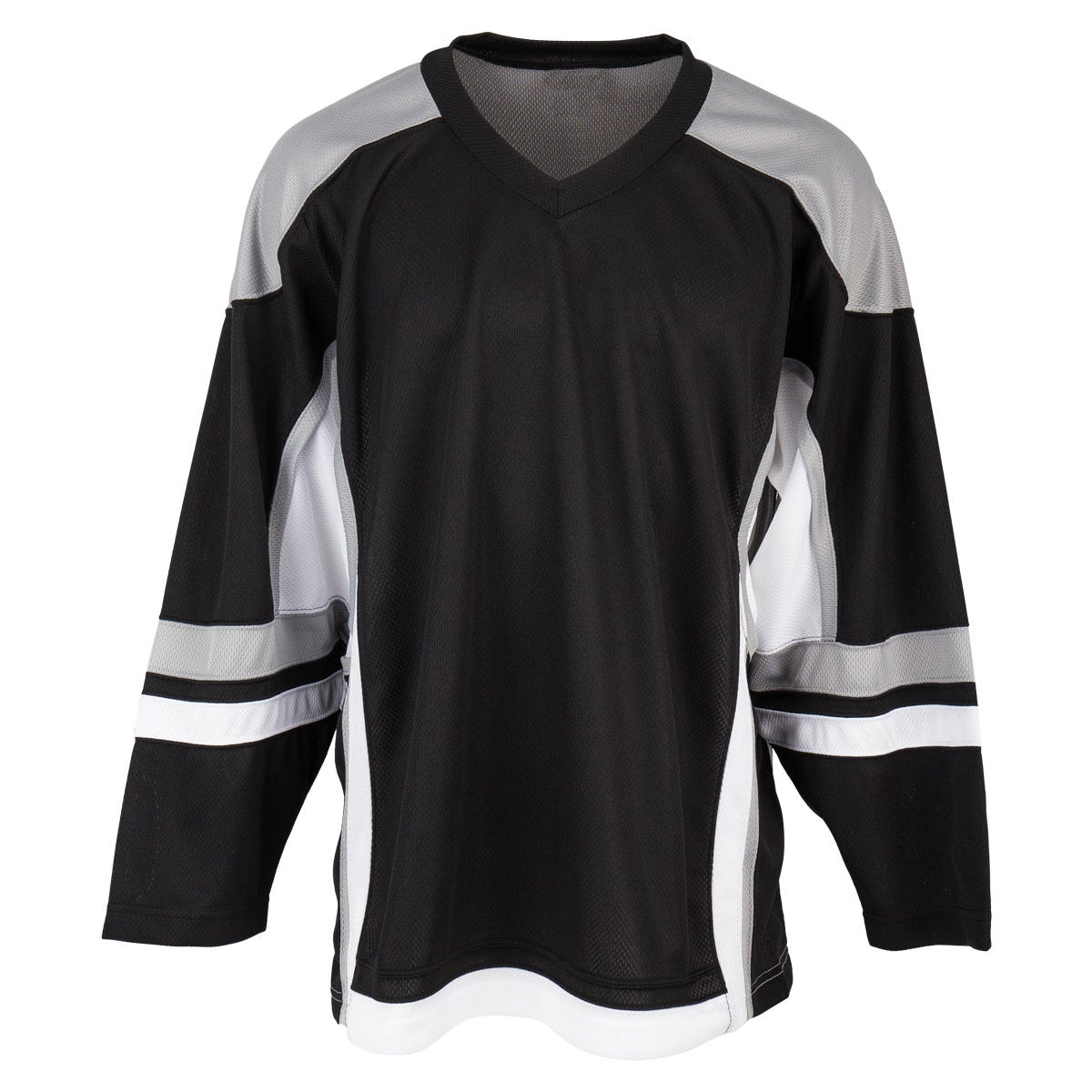 "Stadium Adult Hockey Jersey - in Black/Grey/White Size XX-Small"