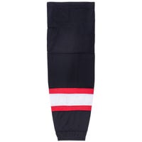 Monkeysports Chicago Blackhawks Mesh Hockey Socks in Black/White/Red Size Intermediate