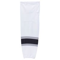 Stadium Los Angeles Kings Mesh Hockey Socks in White/Black (LA 2) Size Intermediate