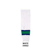 Stadium Vancouver Canucks Mesh Hockey Socks in White (VAN 2) Size Intermediate