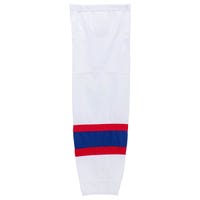 Stadium Montreal Canadiens Mesh Hockey Socks in White/Blue (MTL 2) Size Junior