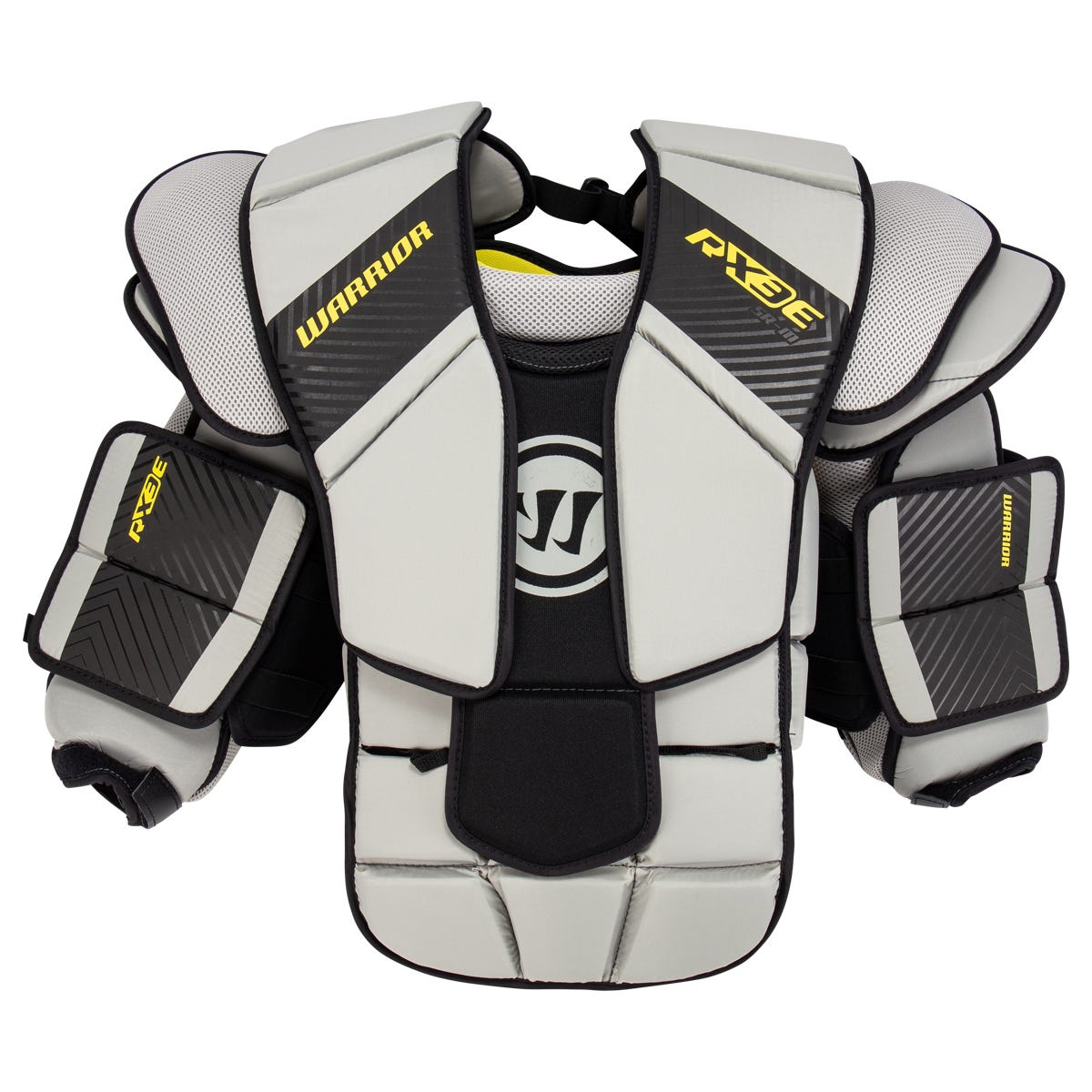 Warrior Ritual X3 E Senior Goalie Chest & Arm Protector in Black/Grey Size Small
