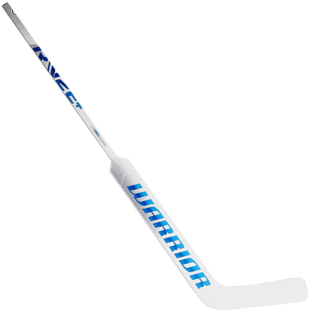 Warrior Ritual V2 E+ Intermediate Goalie Stick in Royal White Size 23.5in